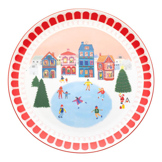 Porto Night Before Christmas Round Serving Plate 32cm