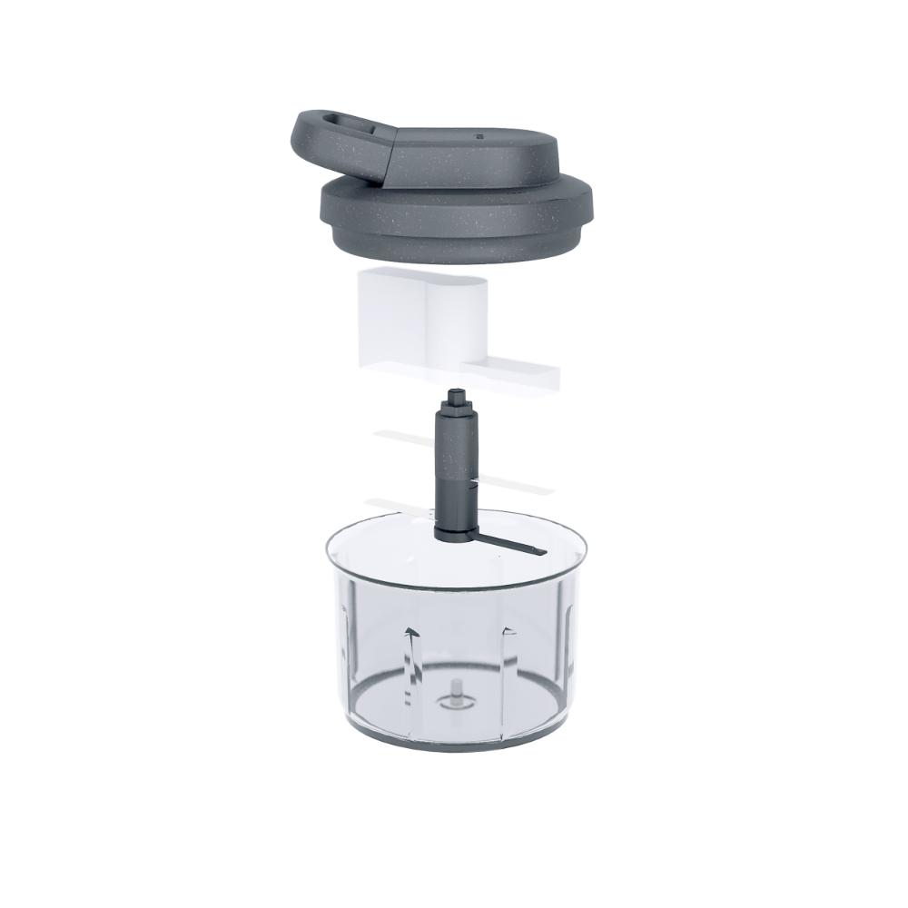 Zyliss Easy Pull Food Processor Grey