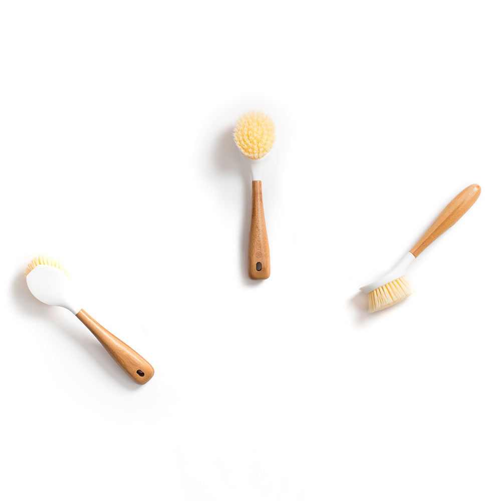 Full Circle Be Good Dish Brush White