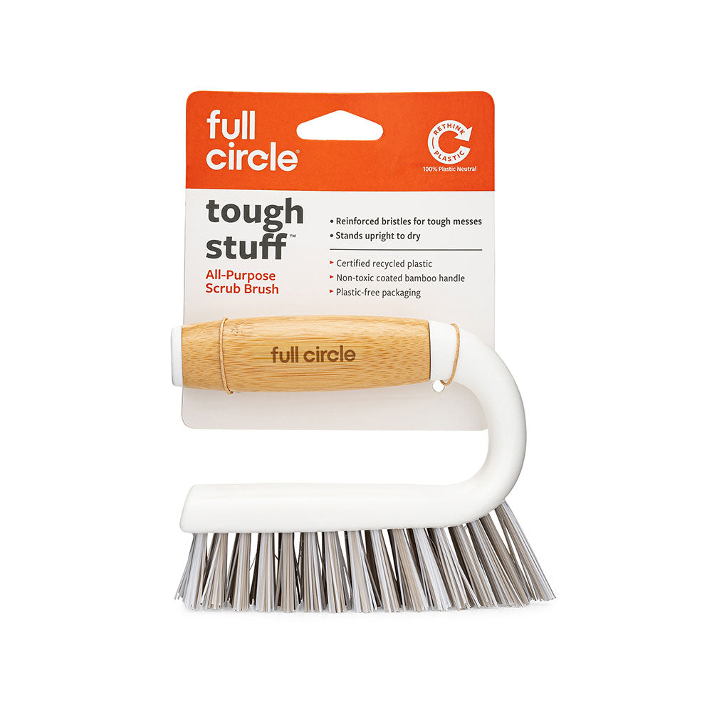 Full Circle All-Purpose Scrub Brush White