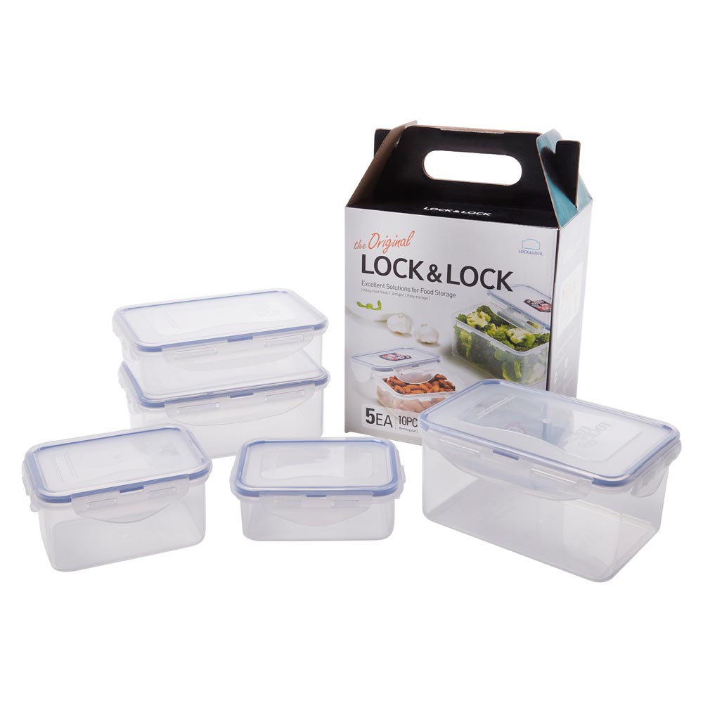 Lock & Lock Classic 5 Piece Container Set