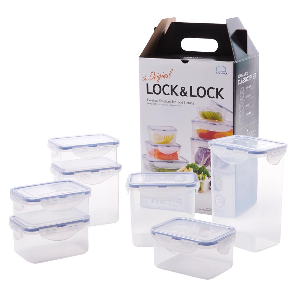 Lock & Lock Classic 7 Piece Container Set