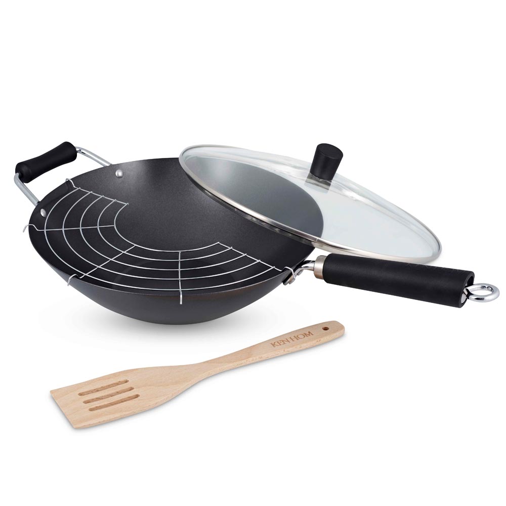 Ken Hom 4 Piece Wok Set