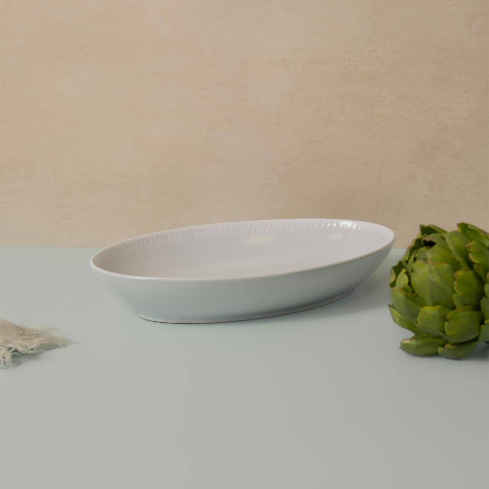 Mikasa Cranborne Stoneware Serving Bowl 30.5cm Cream