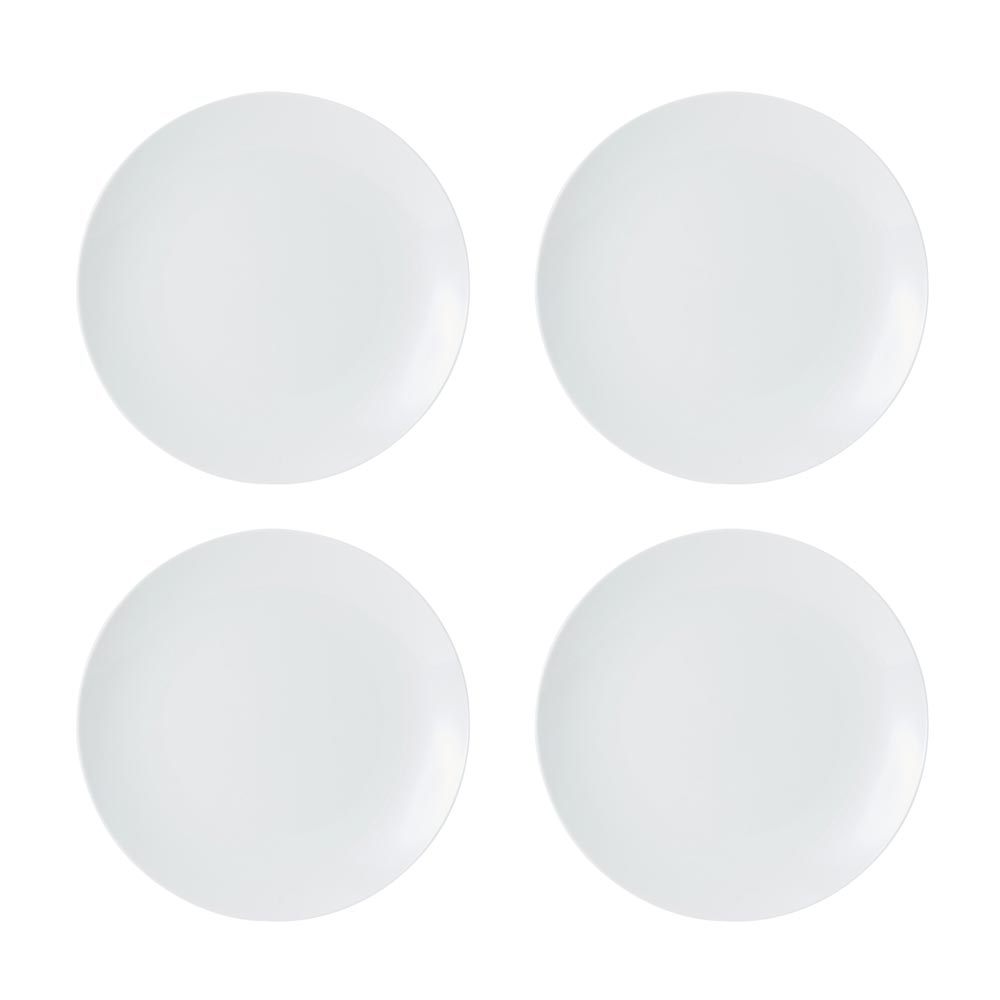 Mikasa Chalk 12 Piece Porcelain Dinner Set White