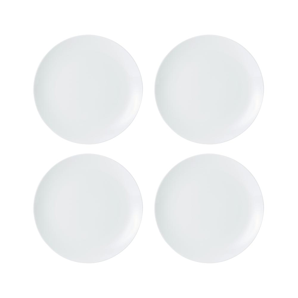 Mikasa Chalk 12 Piece Porcelain Dinner Set White