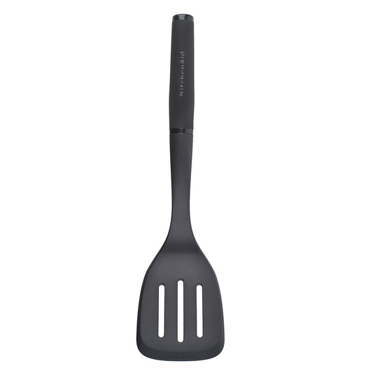 KitchenAid Soft Touch Nylon Slotted Turner Black