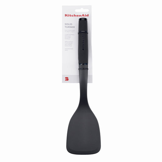 KitchenAid Soft Touch Nylon Solid Turner Black