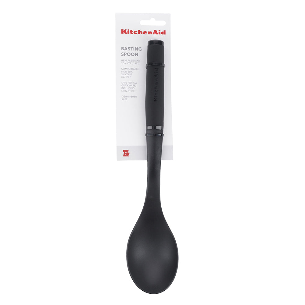 KitchenAid Soft Touch Nylon Basting Spoon Black