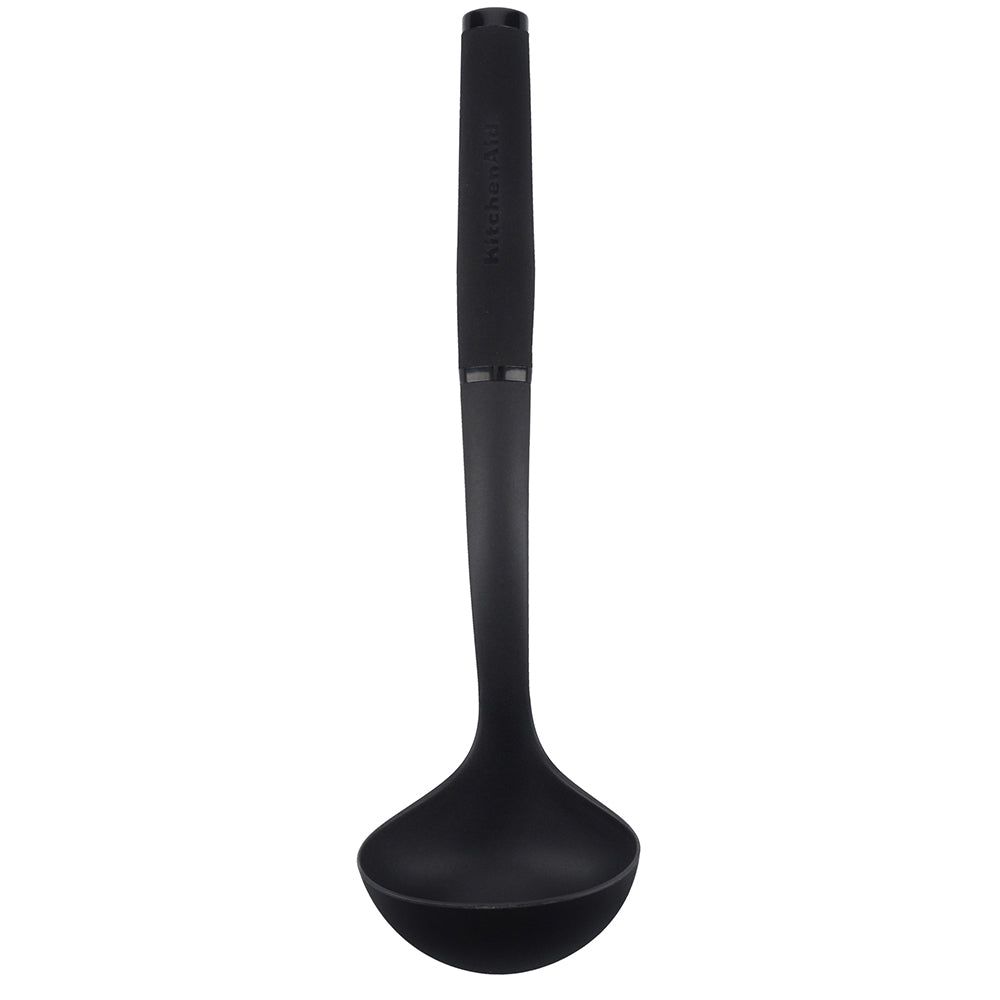 KitchenAid Soft Touch Nylon Ladle Black