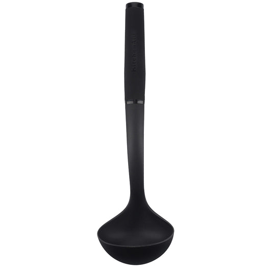 KitchenAid Soft Touch Nylon Ladle Black