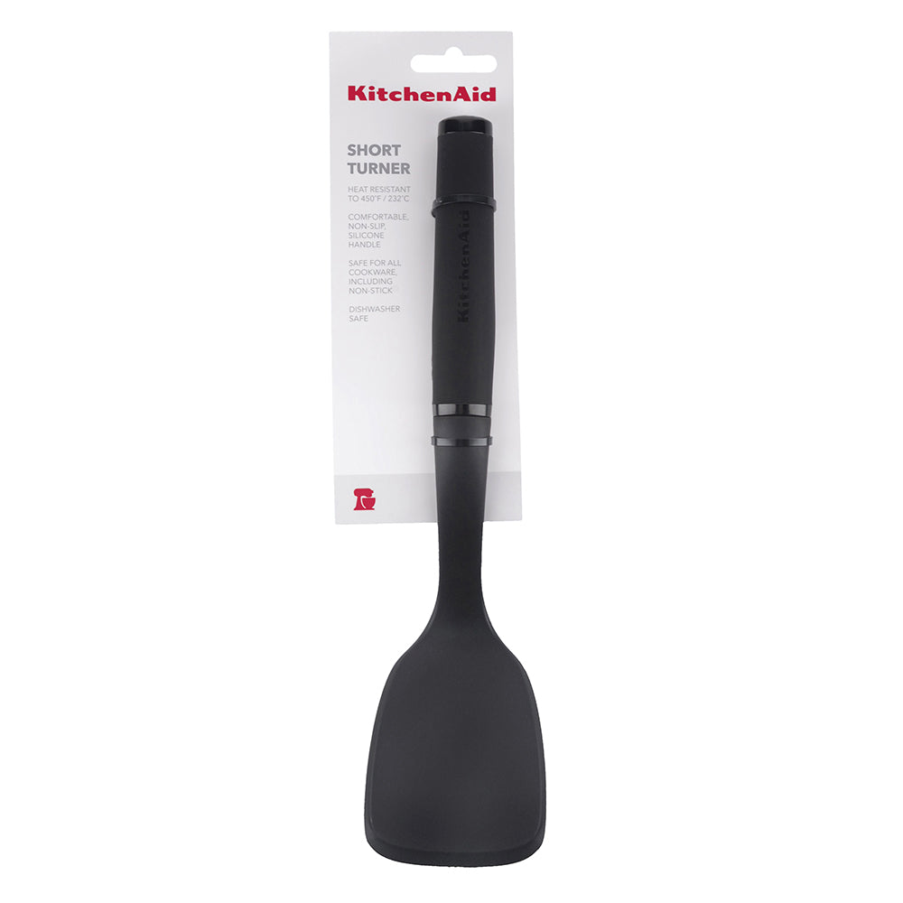 KitchenAid Soft Touch Nylon Short Turner Black