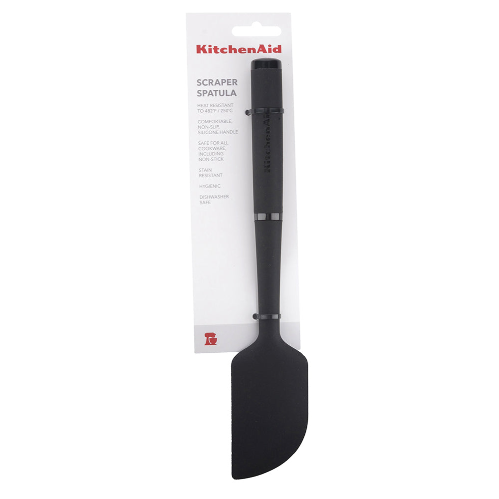 KitchenAid Soft Touch Silicone Scraper Spatula Black