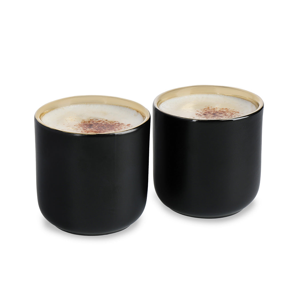 La Cafetiere Set of 2 Double Walled Ceramic Cups