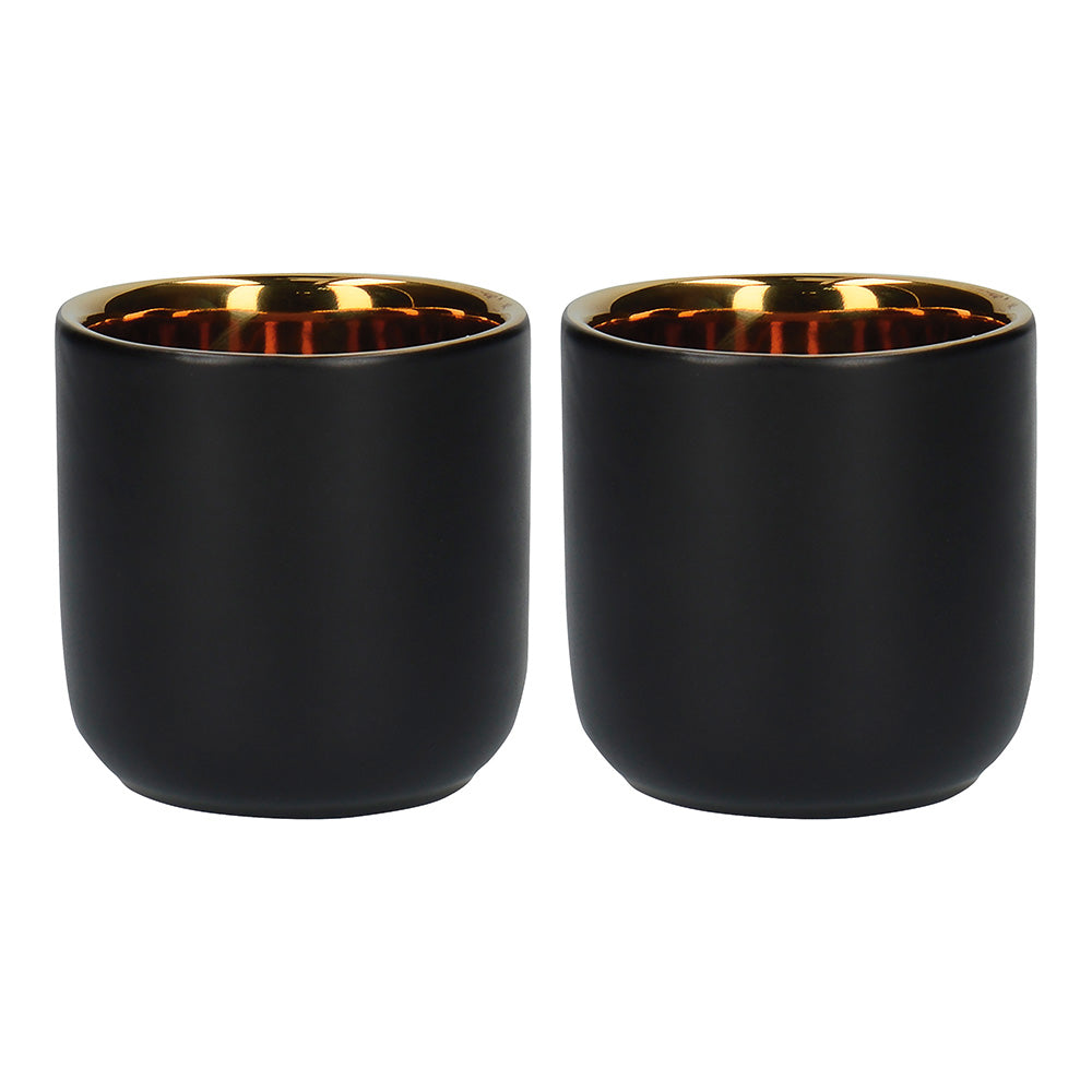 La Cafetiere Set of 2 Double Walled Ceramic Cups