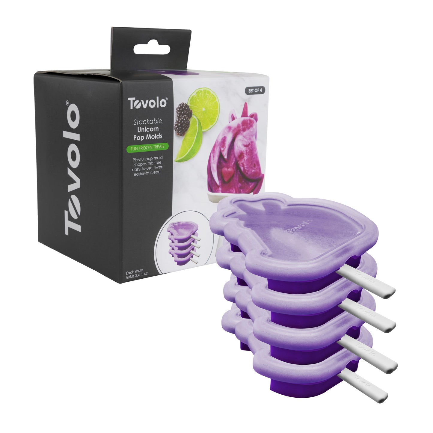 Tovolo Stackable Pop Moulds Set of 4