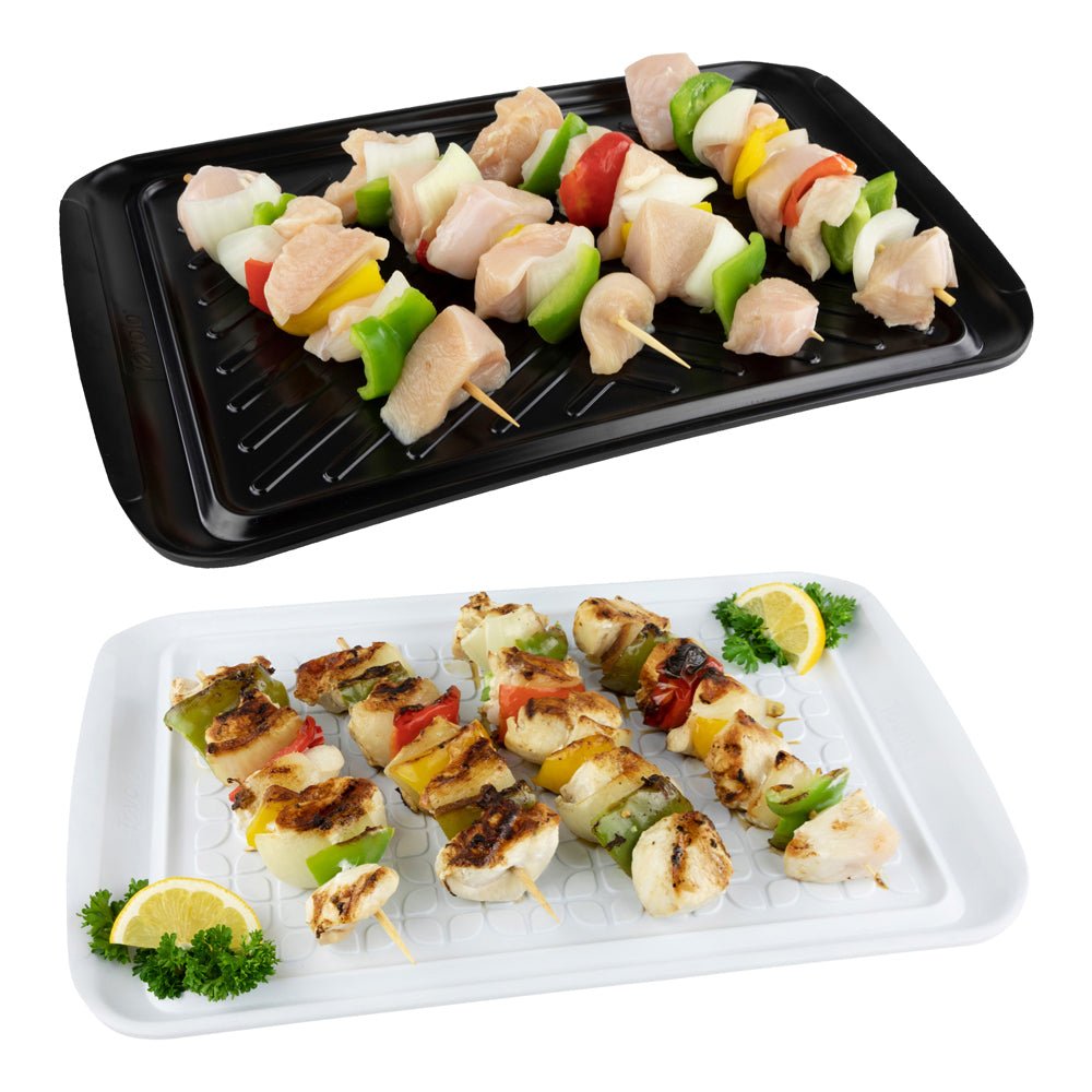 Tovolo Set of 2 Large Prep & Serve BBQ Trays