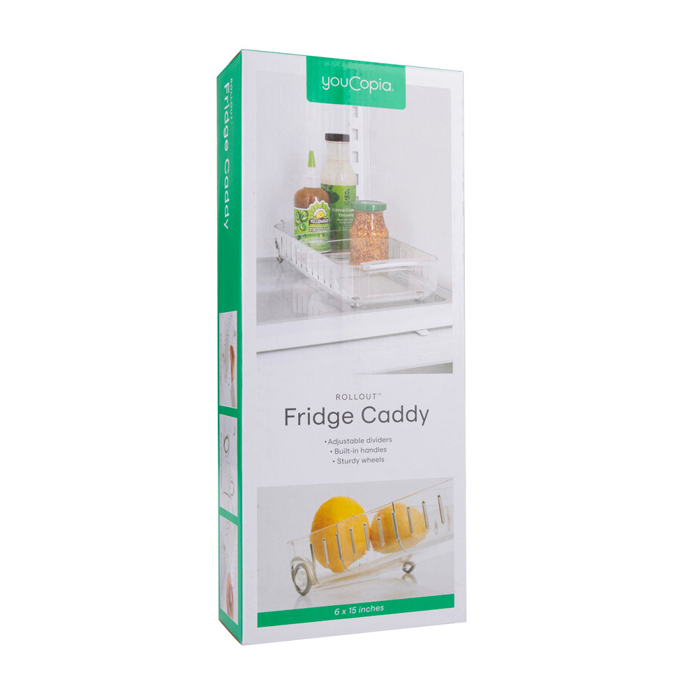 YouCopia RollOut Fridge Caddy 15.2x38.1x5.8cm