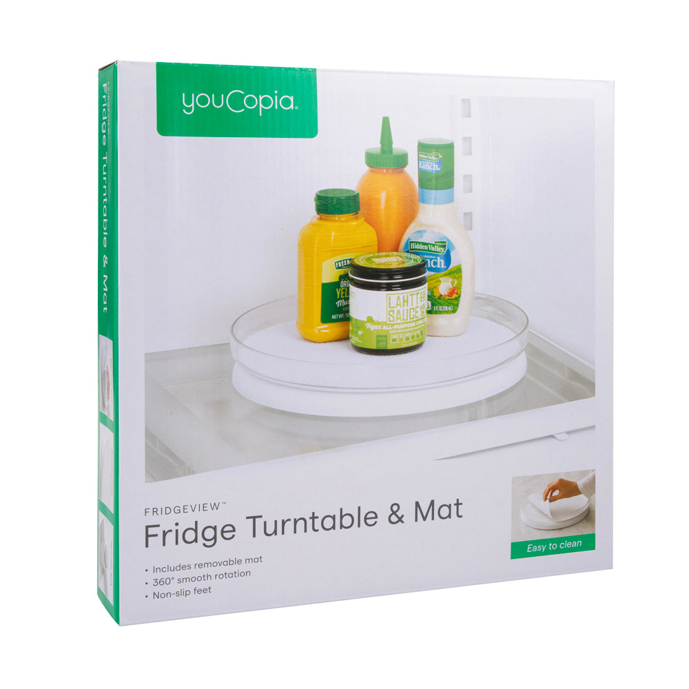 YouCopia FridgeView Fridge Turntable & Mat