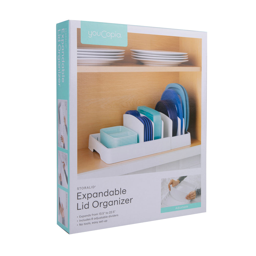 YouCopia StoraLid Expandable Container Lid Organiser