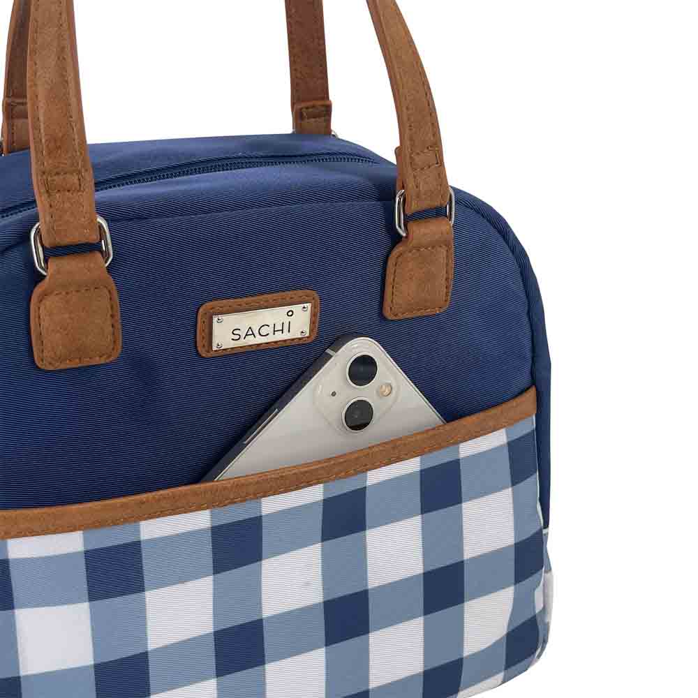 Sachi Insulated Cali Lunch Bag Gingham