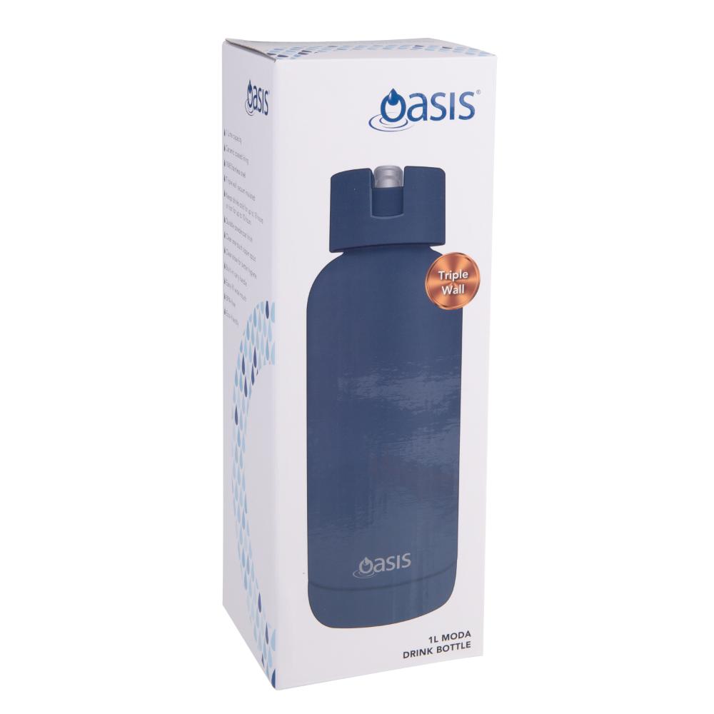 Oasis Moda Triple Wall Insulated Drink Bottle 1L
