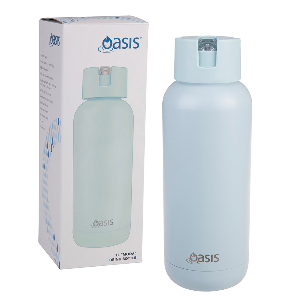 Oasis Moda Triple Wall Insulated Drink Bottle 1L