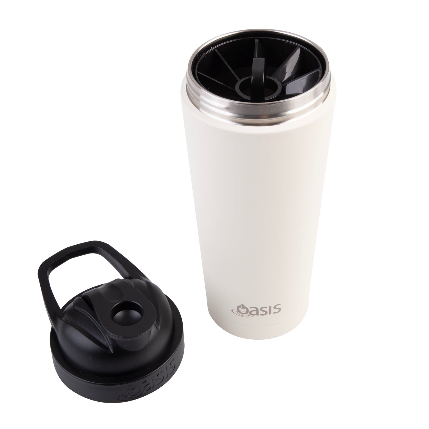 Oasis Stainless Steel Double Wall Insulated Protein Shaker 700ml