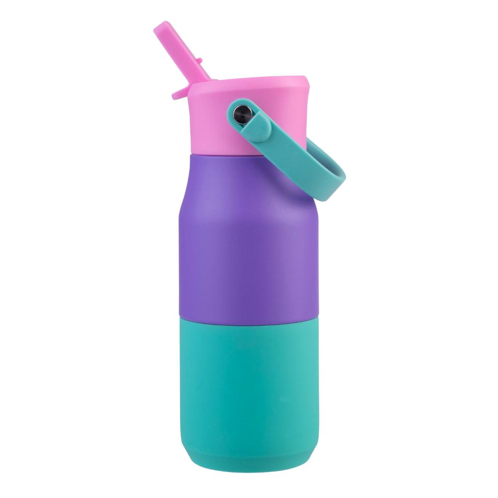 Oasis Stainless Steel Double Wall Insulated Junior Drink Bottle with Sipper 400ml