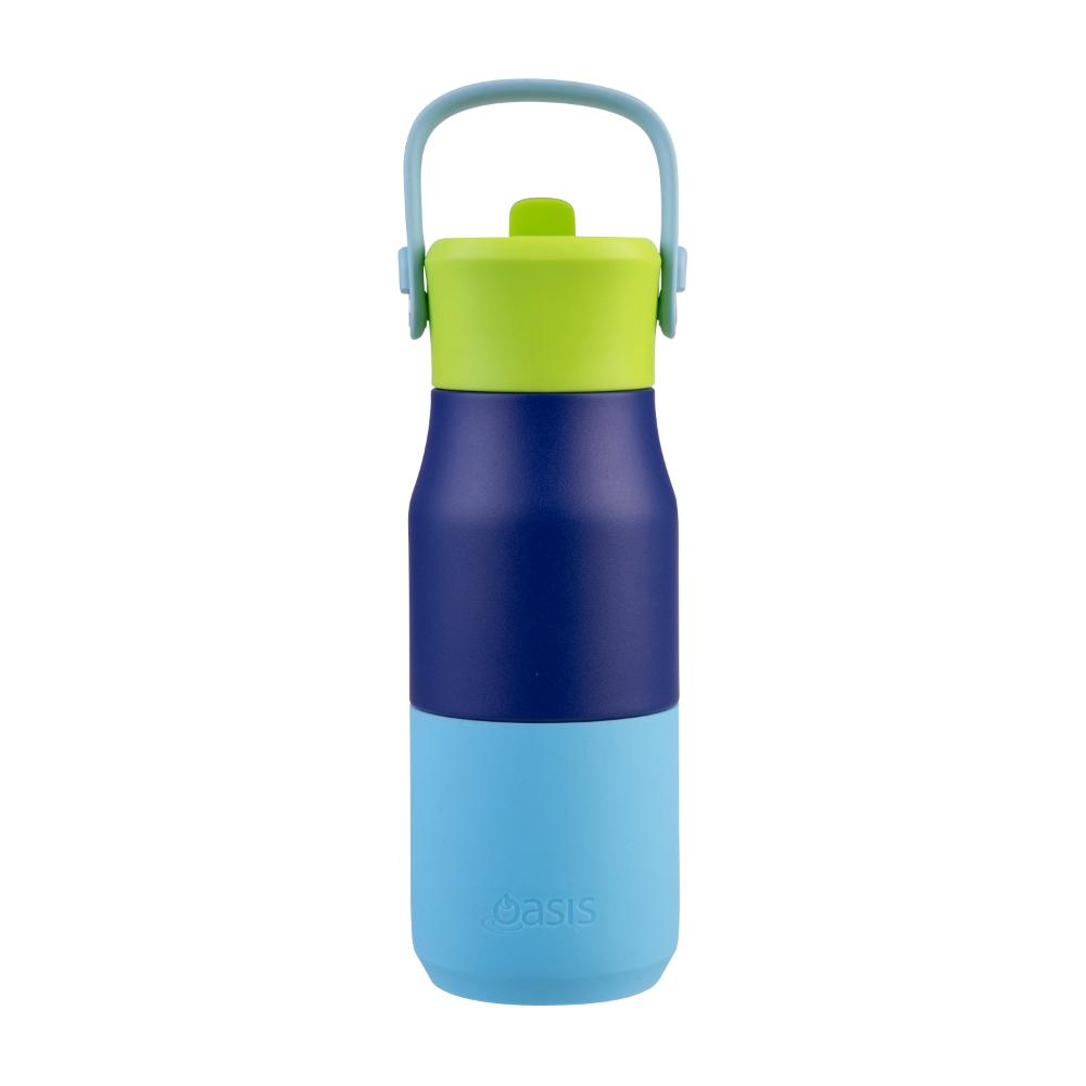 Oasis Stainless Steel Double Wall Insulated Junior Drink Bottle with Sipper 400ml