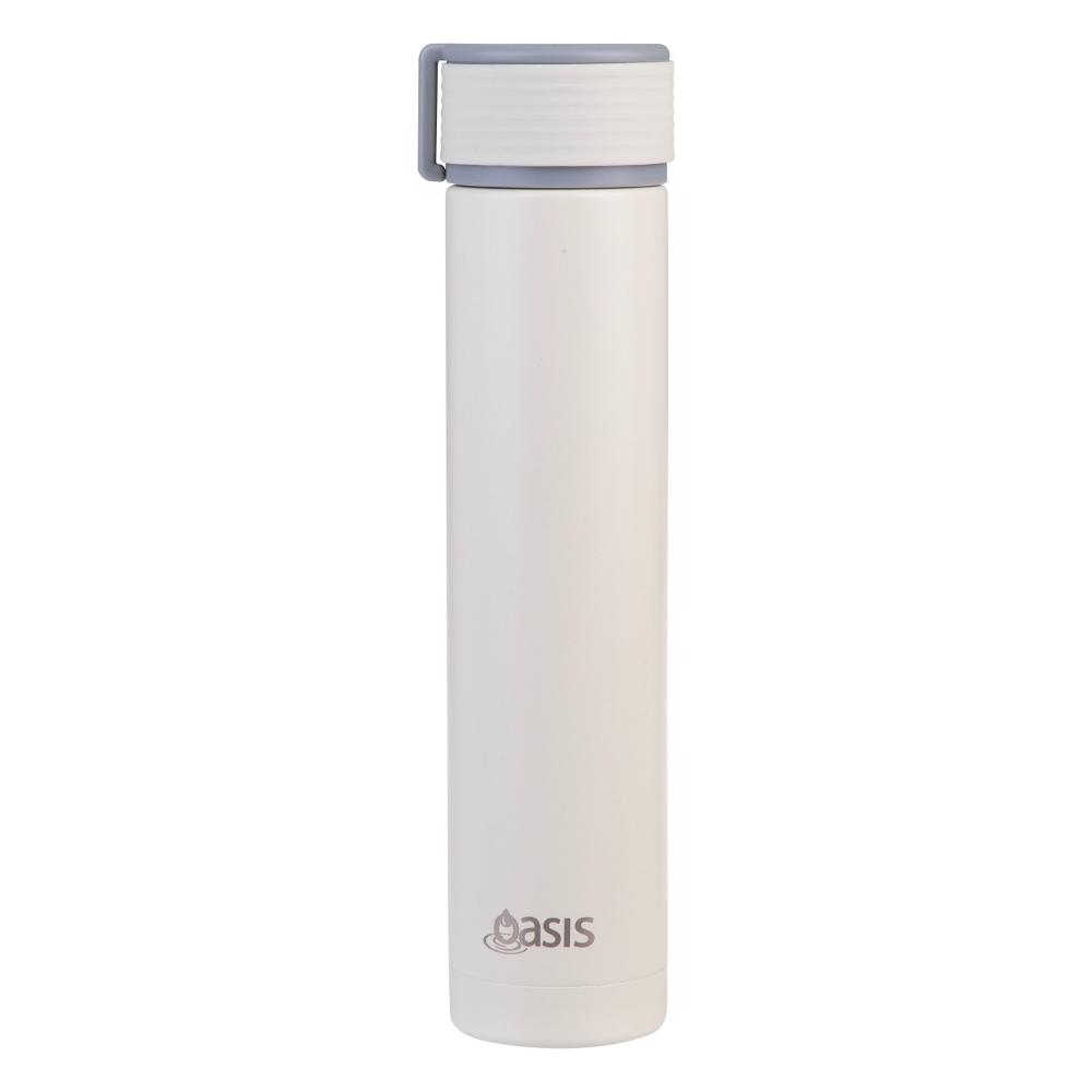 Oasis Skinny Mini Stainless Steel Double Wall Insulated Drink Bottle with Powdercoat 250ml