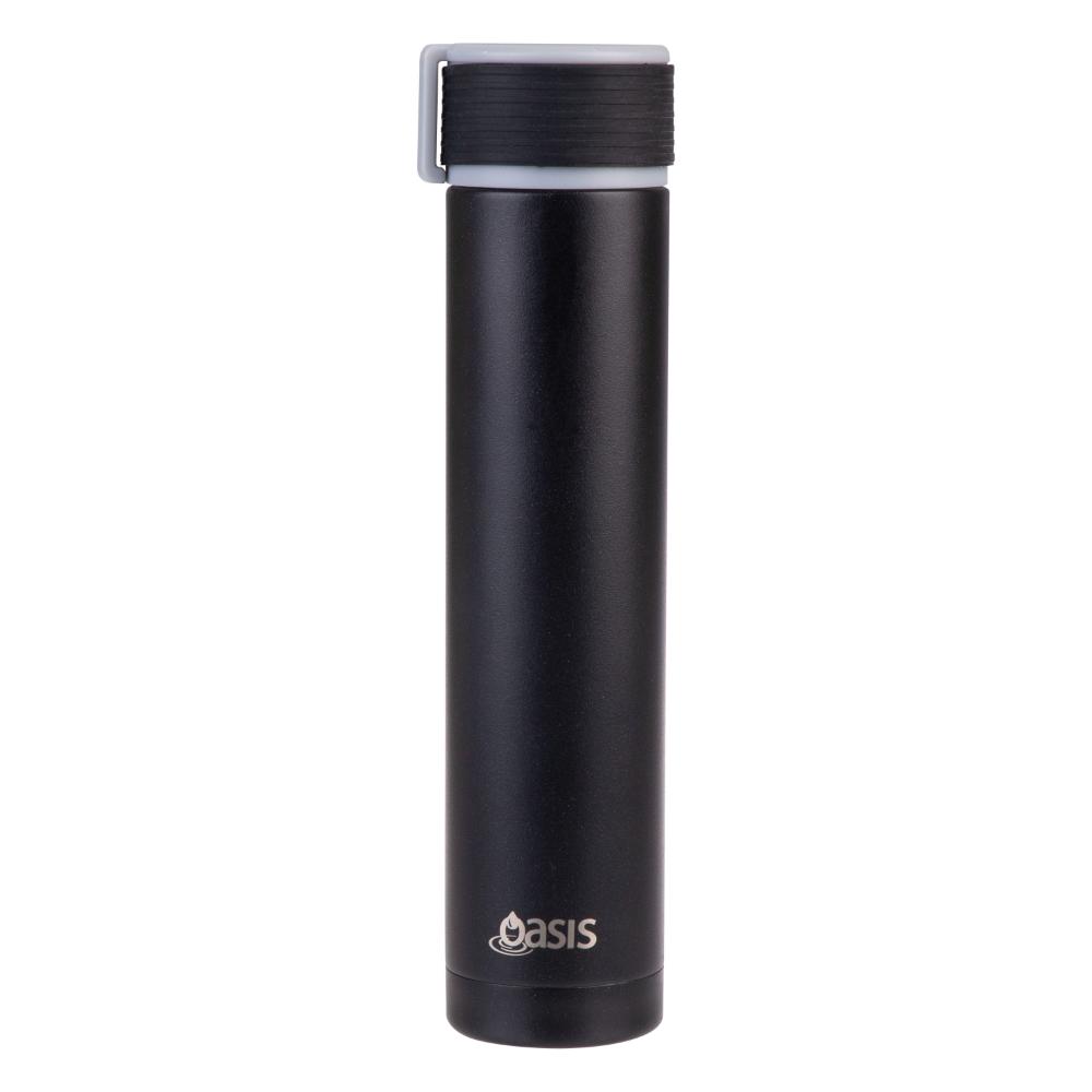 Oasis Skinny Mini Stainless Steel Double Wall Insulated Drink Bottle with Powdercoat 250ml
