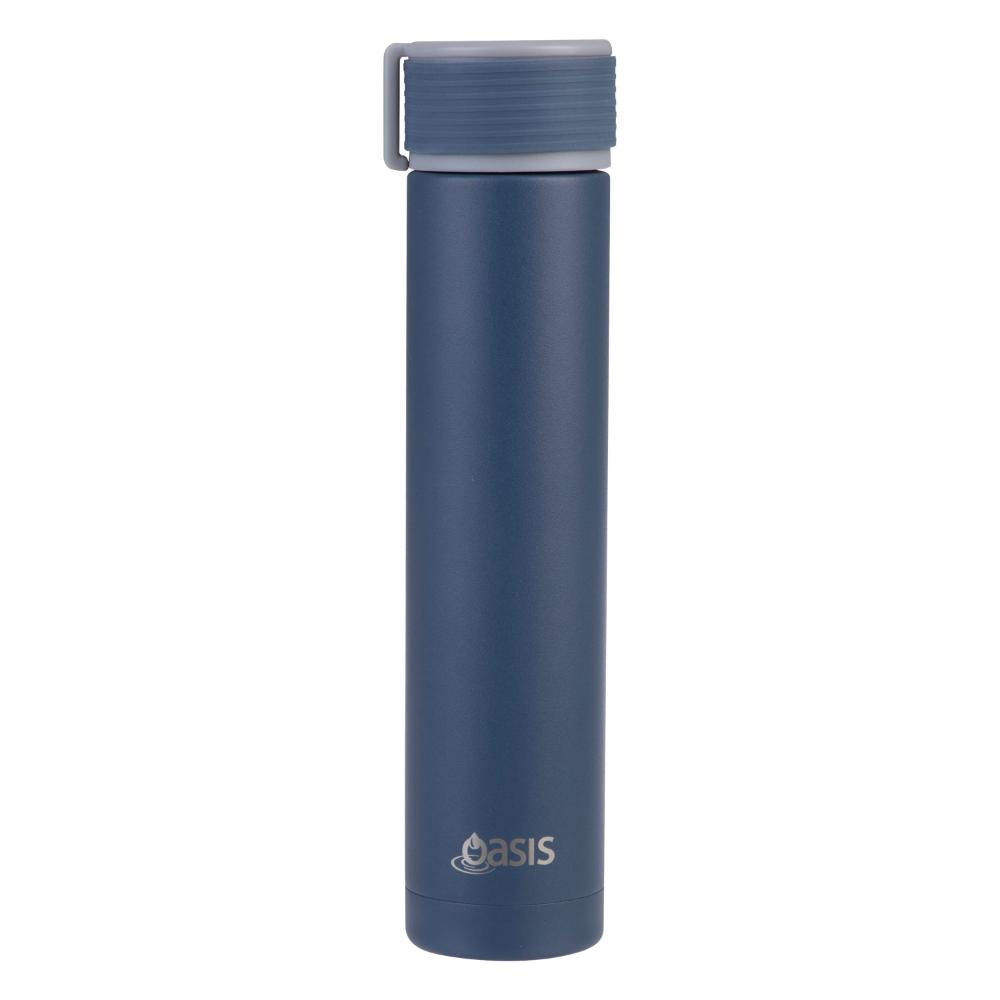 Oasis Skinny Mini Stainless Steel Double Wall Insulated Drink Bottle with Powdercoat 250ml