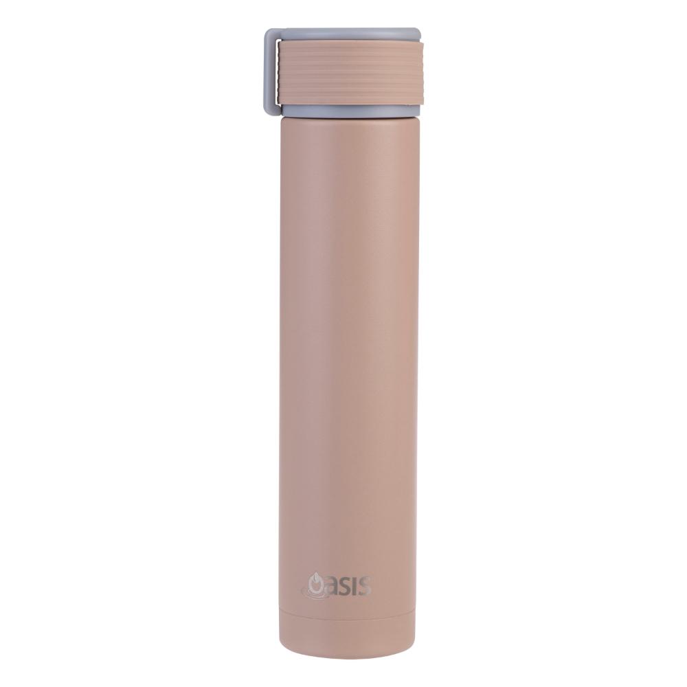Oasis Skinny Mini Stainless Steel Double Wall Insulated Drink Bottle with Powdercoat 250ml