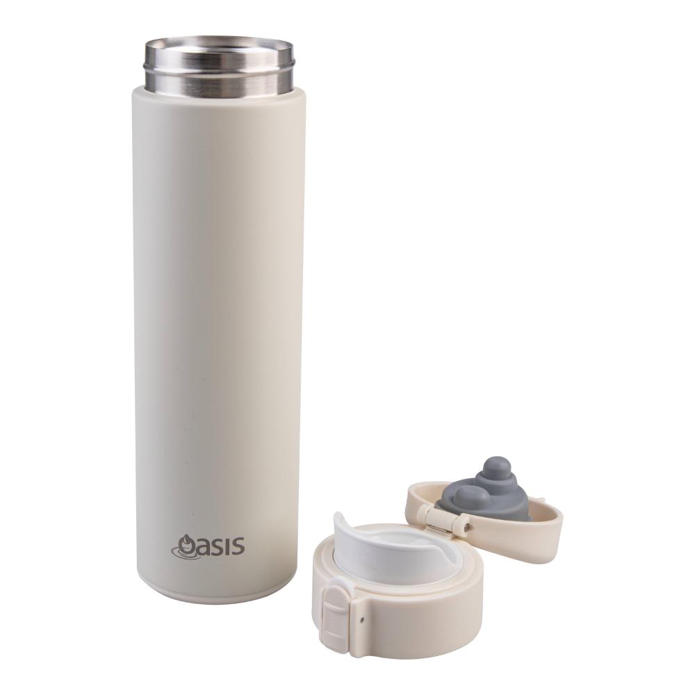 Oasis Stainless Steel Double Wall Insulated Flip Top Flask 480ml