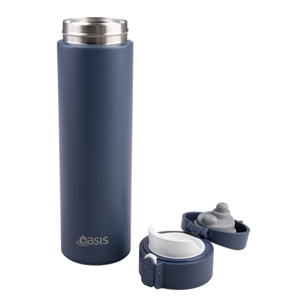 Oasis Stainless Steel Double Wall Insulated Flip Top Flask 480ml