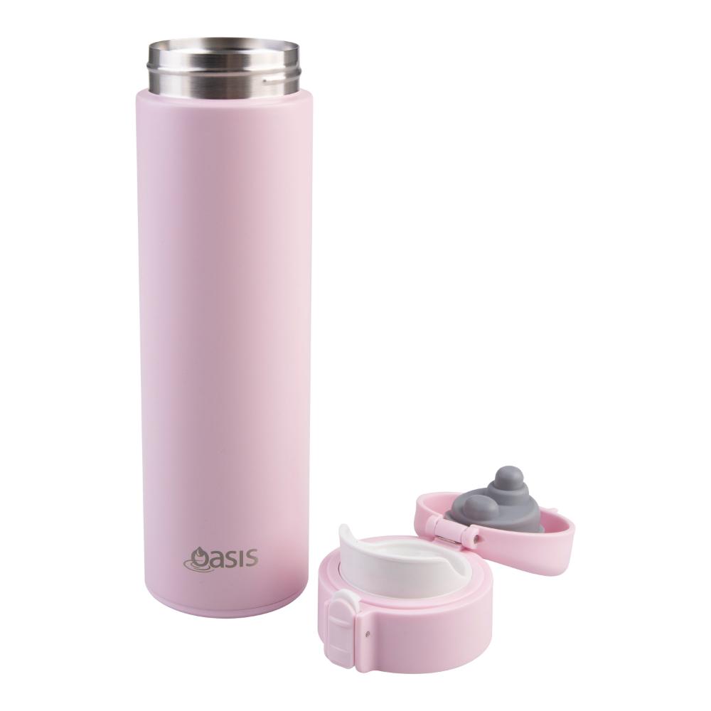 Oasis Stainless Steel Double Wall Insulated Flip Top Flask 480ml