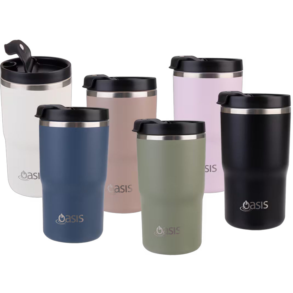 Oasis Ceramic Double Walled Insulated Travel Mug 480ml