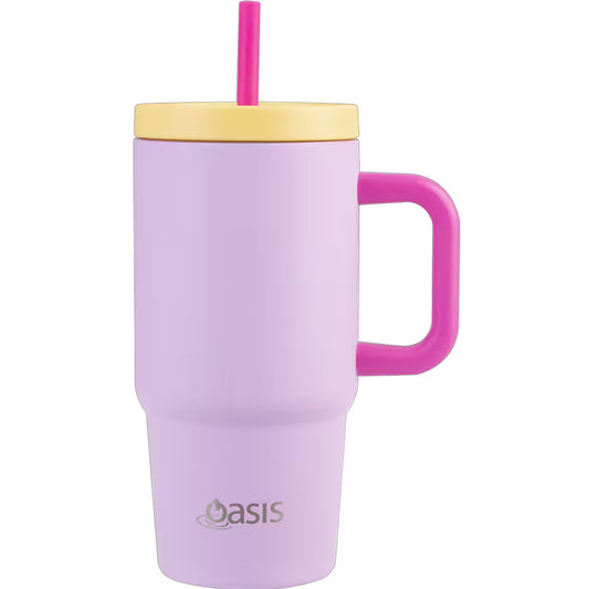 Oasis Stainless Steel Double Wall Insulated Jnr Commuter Travel Tumbler 700ml