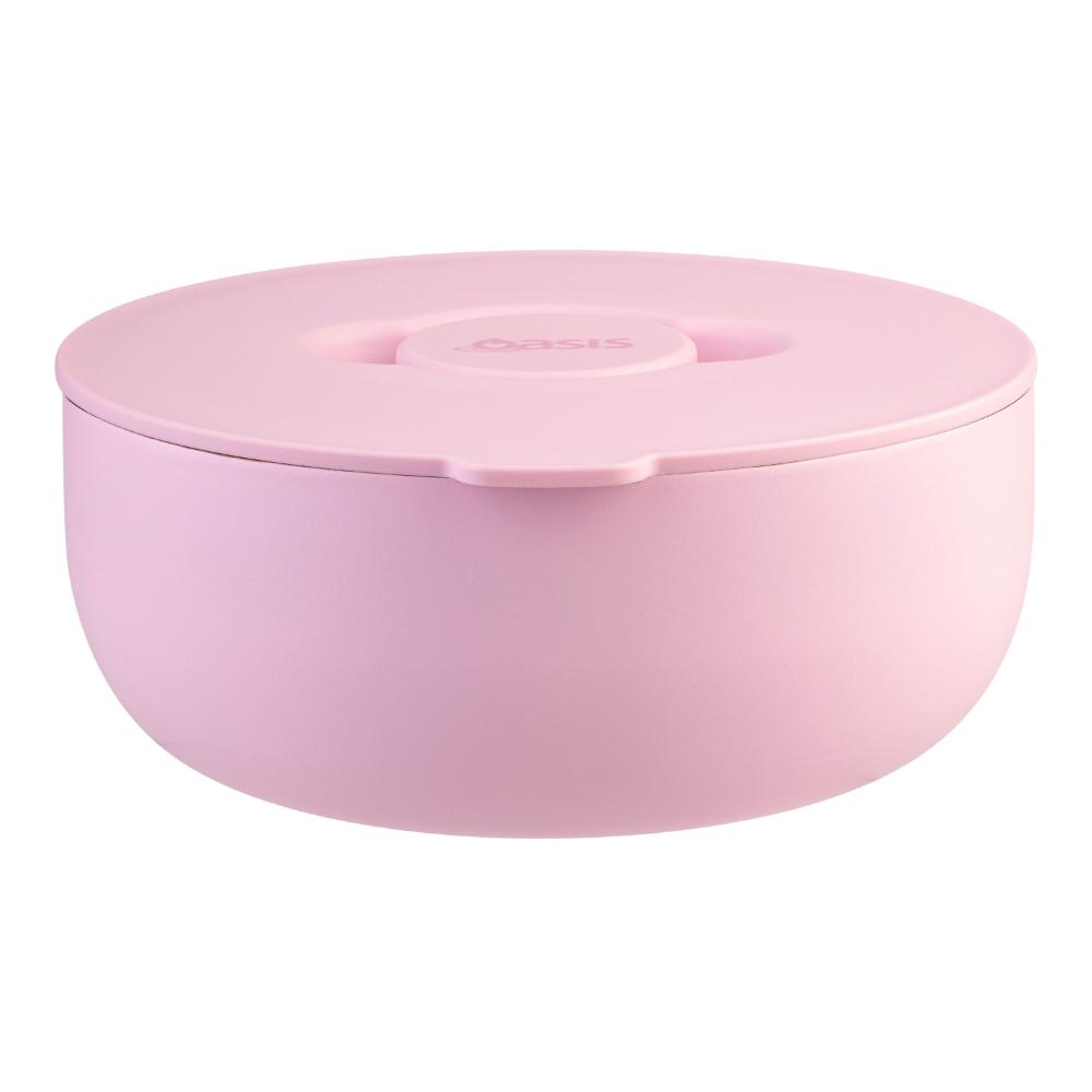 Oasis Stainless Steel Double Wall Insulated Fresh'N'Go Lunch Bowl 950ml