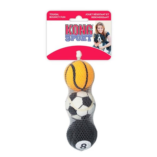 KONG Dog Airdog Sport Balls Assorted 3 Pack Medium