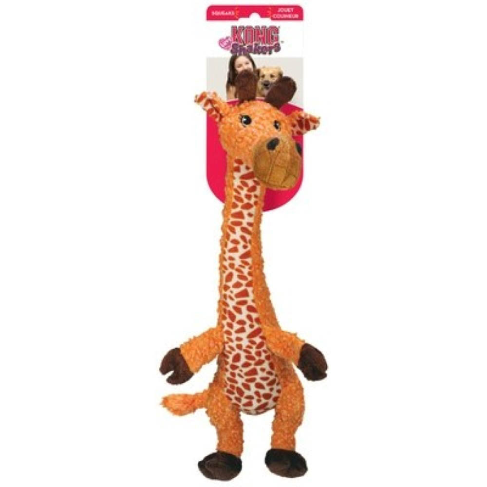 KONG Shakers Luvs Giraffe Dog Toy Small