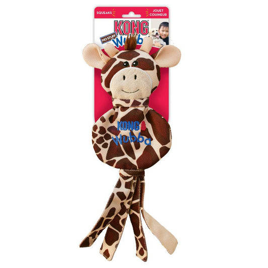 KONG Wubba NoStuff Giraffe Dog Toy Large