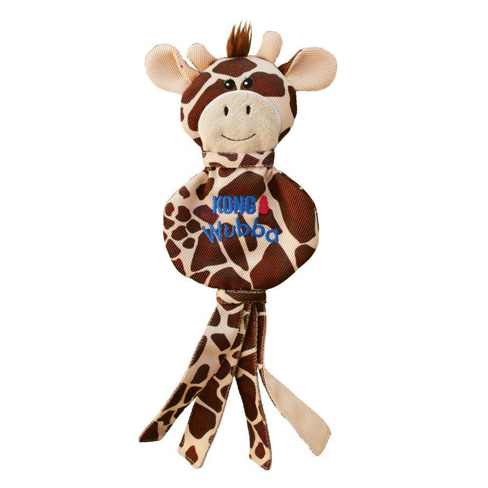 KONG Wubba NoStuff Giraffe Dog Toy Large