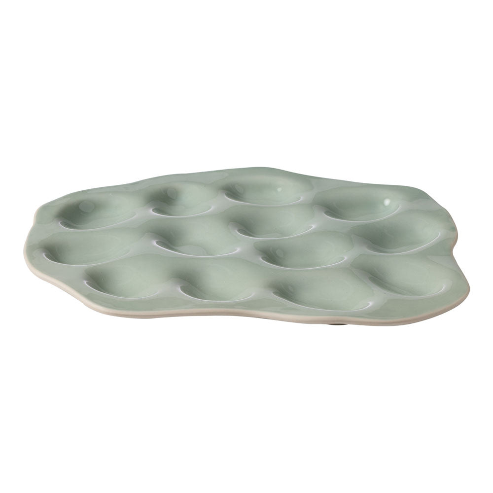 Ecology Selvedge Oyster Plate Ours 31.5x29cm
