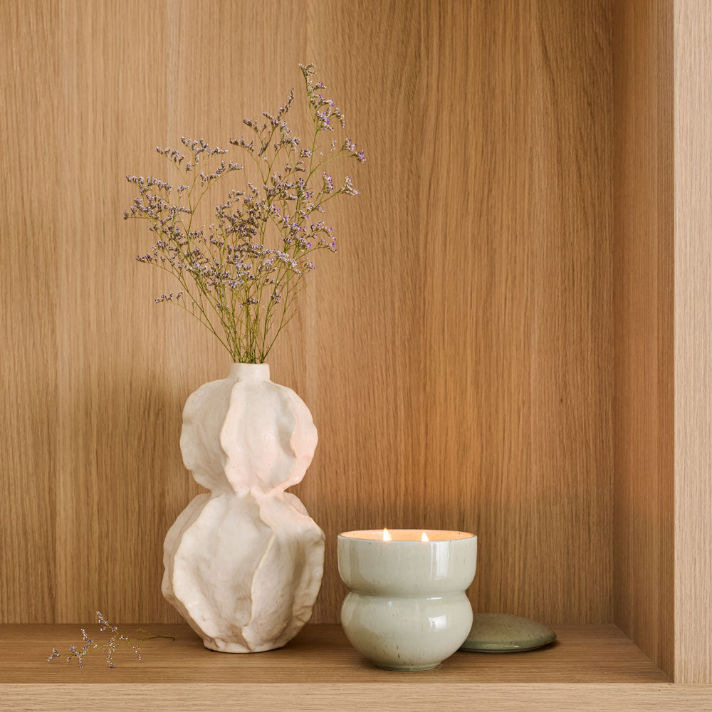 Ecology Husk Vase 14.5x14.5x26cm