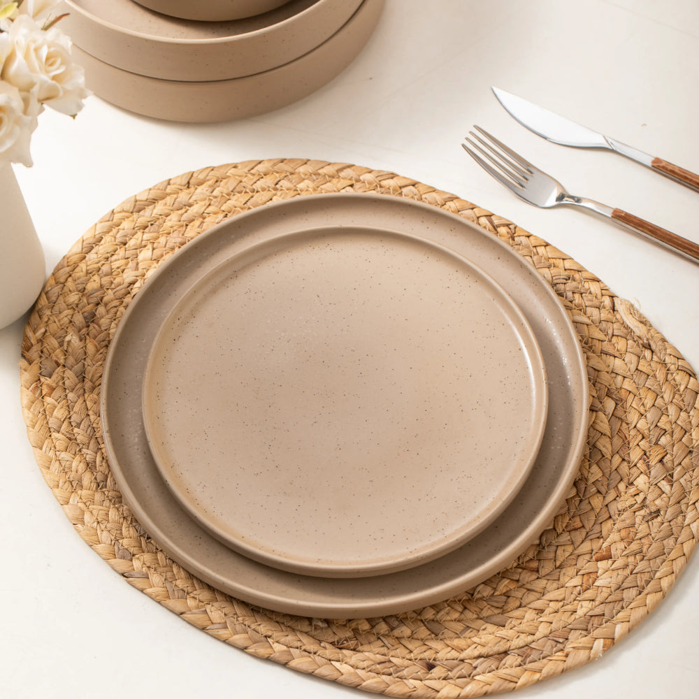Ecology Lento 16 Piece Dinner Set Brown