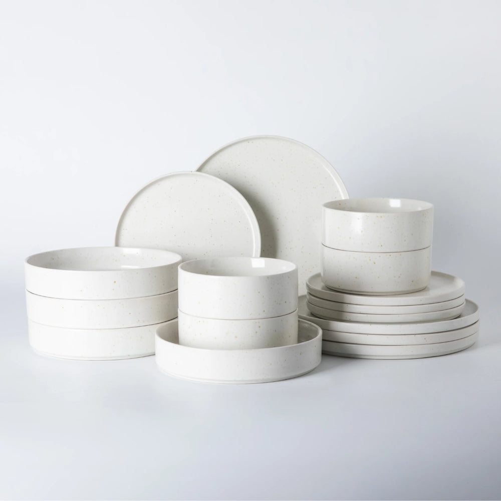 Ecology Lento 16 Piece Dinner Set White