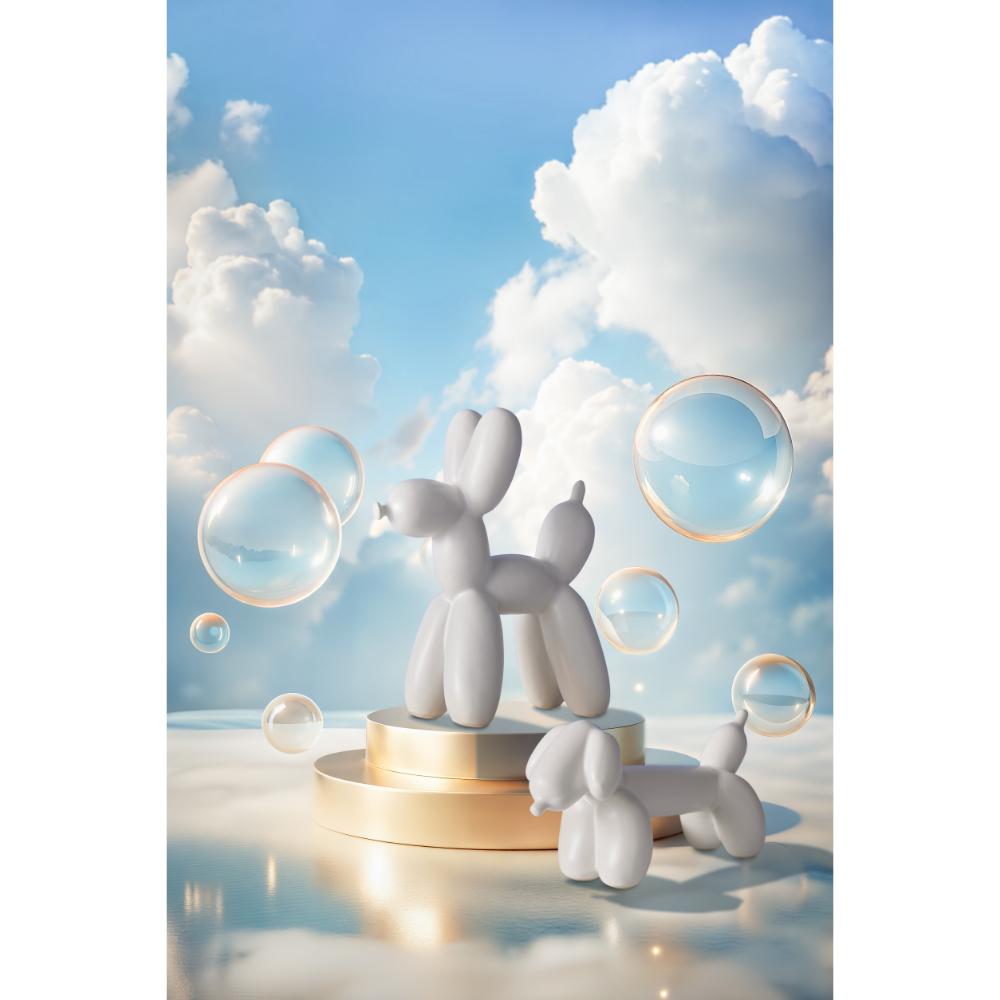 Emporium Bubbles Balloon Sculptures Dog White at MyHouse