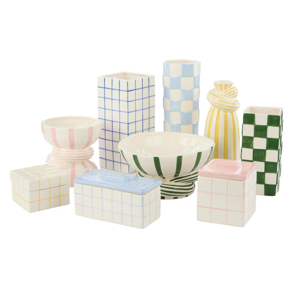 Emporium Lulu Collection - various sized ceramic vases, boxes, and bowls at MyHouse